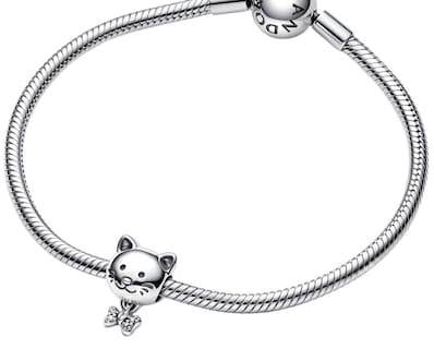 Foto 3 | Kit De 3 Charms De Mascotas Para Pulsera Que También Funcionan Como Dijes, Perro, Gato Y Huella De Perro, Plateados