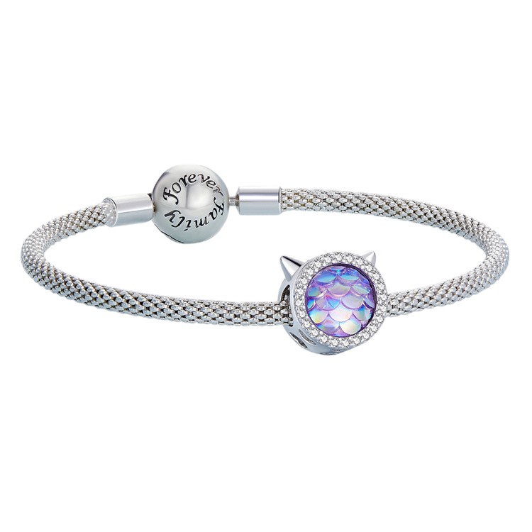 Foto 5 pulgar | Charm de Gato Miow Kiki Season 2023 de Plata P925 Zirconia