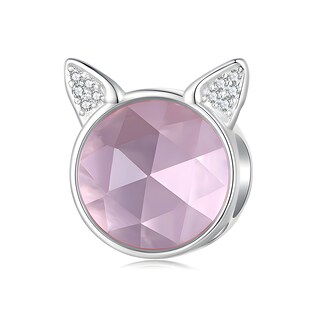 Foto 1 | Charm de Gato Miow Kiki Season 2023 Plata P925 Zirconia