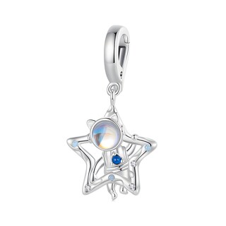 Foto 1 | Charm De Gato Miow Kiki De Plata P.925 Zirconia
