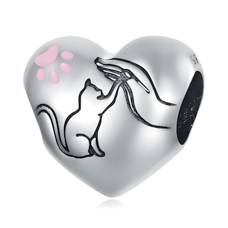 Foto 1 | Charm de Gato Miow Kiki de Plata P. 925 Zirconia