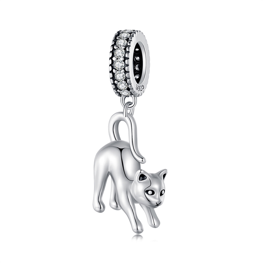 Foto 1 | Charm Miow Cat Jumping Plata .925