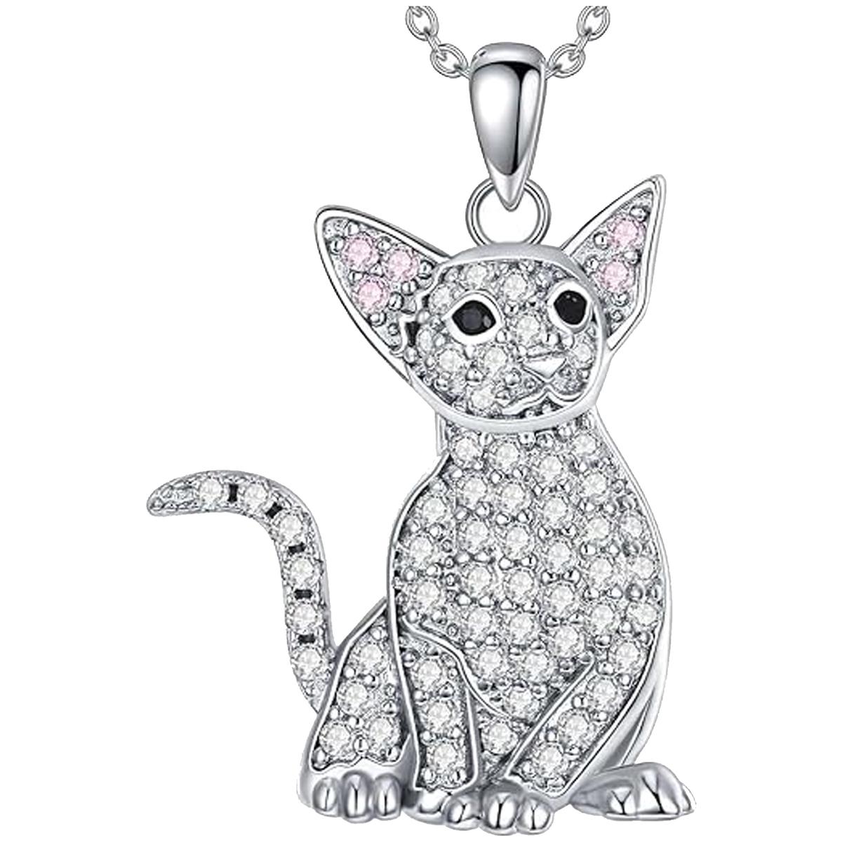 Foto 3 pulgar | Bonitas Cadenas De Gatos High Monaco  Mxgkn-001 1 Pieza  Plata