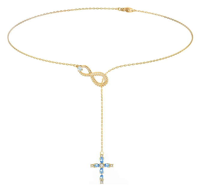 Foto 1 | Joyeria Xtellar Mujer Cadena Collare Dije Cruz Oro 18k Gargantilla