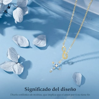 Foto 4 | Joyeria Xtellar Mujer Cadena Collare Dije Cruz Oro 18k Gargantilla