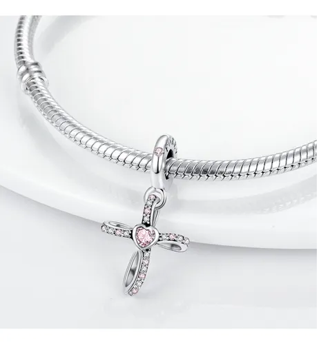 Foto 2 | Dije Xtellar Dije, 100% Plata 925 De Cruz For Pulsera