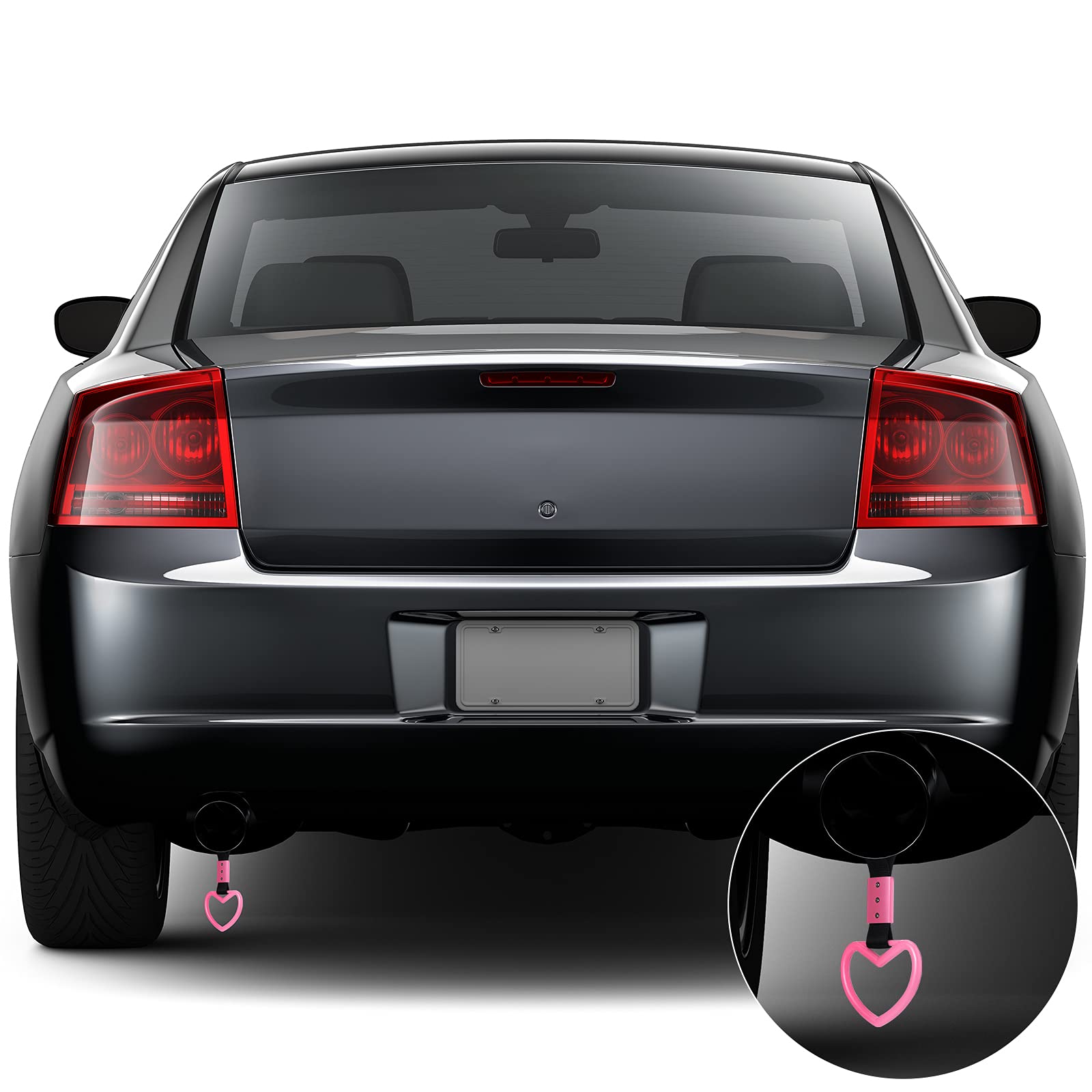 Foto 5 pulgar | Correas Para Manijas De Coche Bbto Drift Charm En Forma De Corazón, 2 Piezas - Venta Internacional.