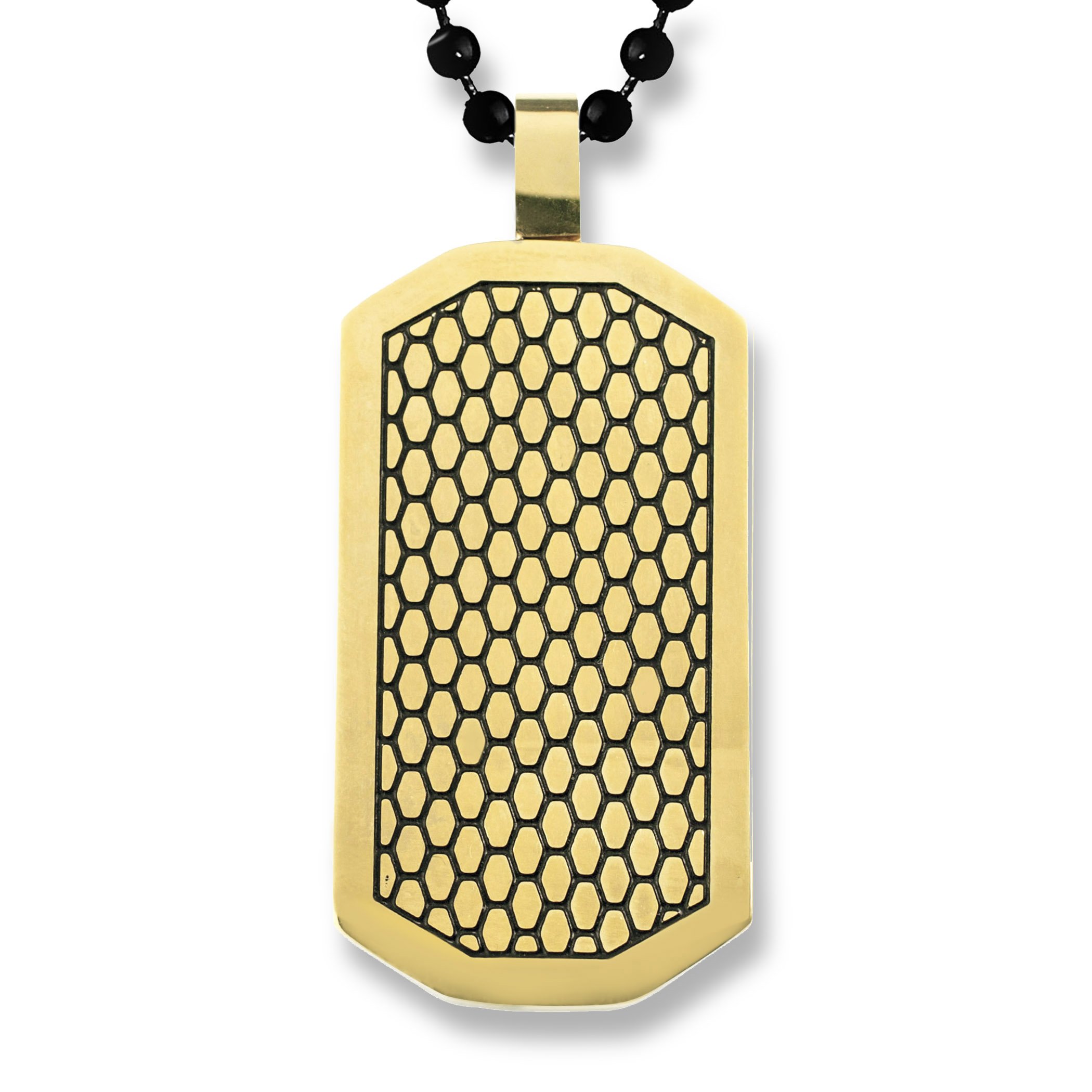 Foto 2 pulgar | Colgante West Coast Jewelry Crucible De Acero Inoxidable Chapado En Oro - Venta Internacional.