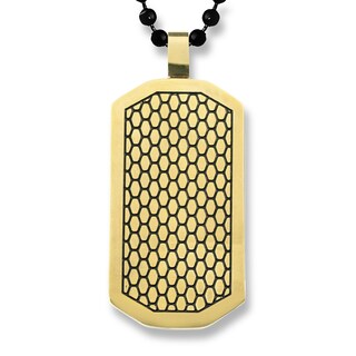 Foto 1 | Colgante West Coast Jewelry Crucible De Acero Inoxidable Chapado En Oro - Venta Internacional.