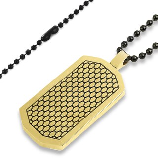 Foto 2 | Colgante West Coast Jewelry Crucible De Acero Inoxidable Chapado En Oro - Venta Internacional.