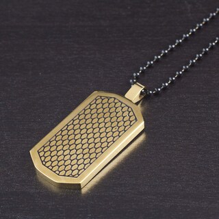 Foto 4 | Colgante West Coast Jewelry Crucible De Acero Inoxidable Chapado En Oro - Venta Internacional.