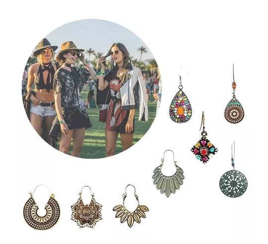 Foto 3 pulgar | Aretes Vintage para Mujer 8 Pares