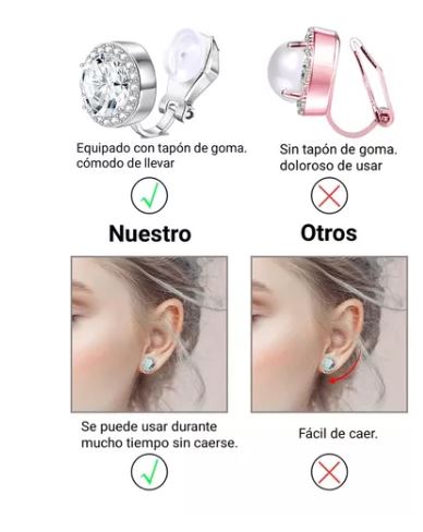 Foto 4 pulgar | Aretes para Mujer Varios Diseños 8 Pares