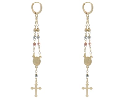 Foto 2 | Kit de Aretes Religiosos Horoz Ch69 Chapa 18k