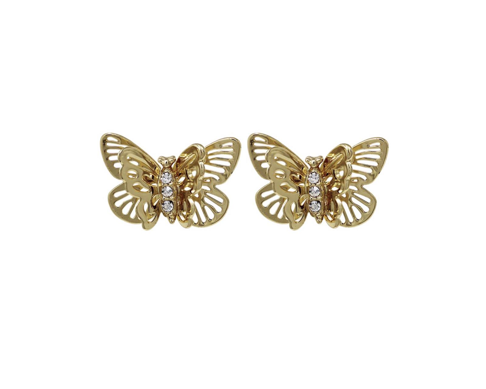 Aretes Lonna & Lilly Garden Petals Cristal para Mujer