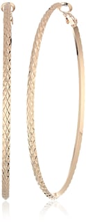 Foto 1 | Pendientes Guess Basic Gold con Forma de Aro Grande - Venta Internacional