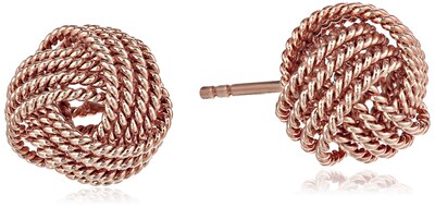 Foto 1 | Pendientes de Plata Chapados en Oro Rosa - Venta Internacional