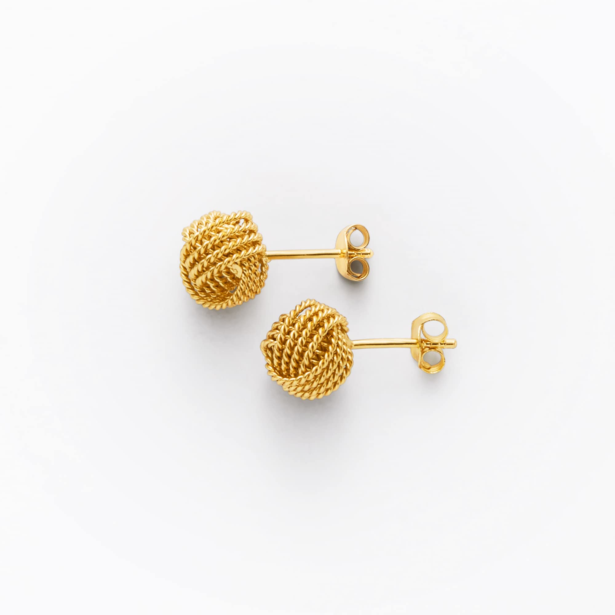 Foto 3 pulgar | Pendientes Twisted Love Knot Chapados de Oro - Venta Internacional