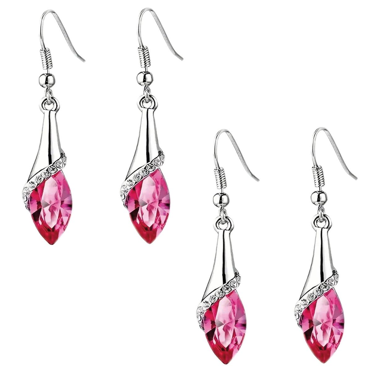 Foto 1 | Colgantes Aretes Ventdepot Mxpoz-002 2 Piezas Plata