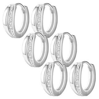 Foto 1 | Accesorios Para Damas Aretes Ventdepot Mxinz-003 3 Piezas Plata