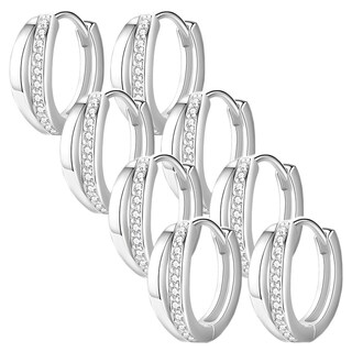 Foto 1 | Accesorios Pendientes Ventdepot Mxinz-004 4 Piezas Plata