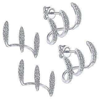 Foto 2 | Aretes De Zirconia Ventdepot Mxurv-002 2 Piezas Plata