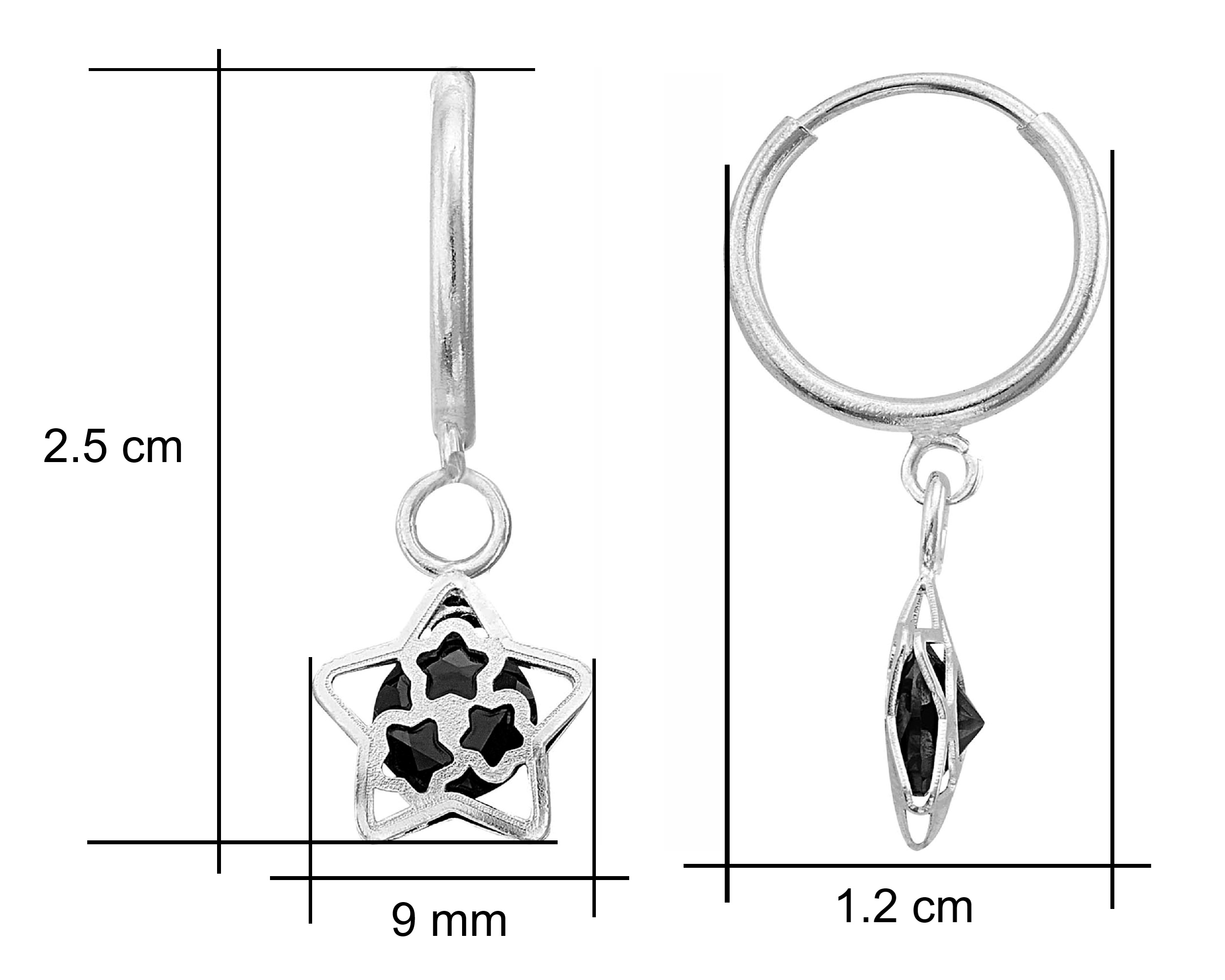 Foto 8 pulgar | Aretes Horoz para Mujer