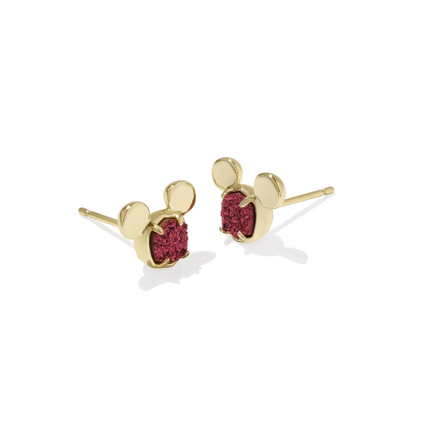Foto 2 pulgar | Pendientes Kendra Scott X Disney Bañados En Oro De 14 Quilates Con Diseño De Mickey - Venta Internacional.