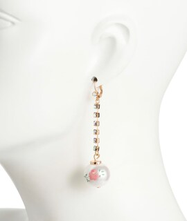 Foto 2 | Pendientes Betsey Johnson Cascanueces Con Forma De Bola Lineal Que No Coinciden - Venta Internacional.