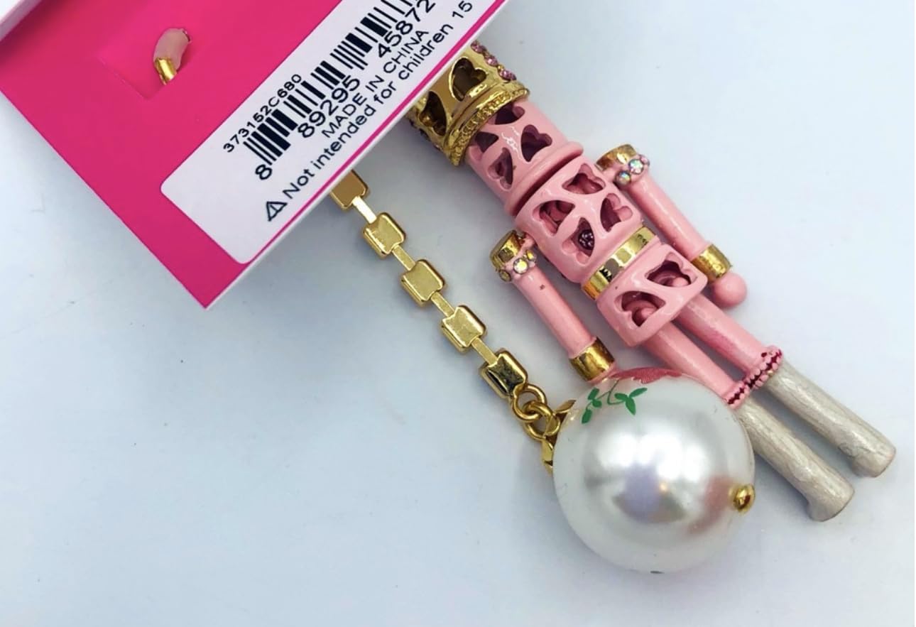 Foto 7 pulgar | Pendientes Betsey Johnson Cascanueces Con Forma De Bola Lineal Que No Coinciden - Venta Internacional.