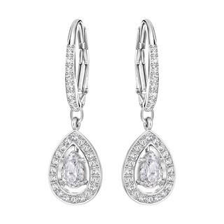 Foto 1 | Pendientes Swarovski Una Angelic Drop Con Cristal Transparente Pavé - Venta Internacional.