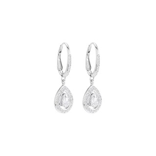 Foto 2 | Pendientes Swarovski Una Angelic Drop Con Cristal Transparente Pavé - Venta Internacional.