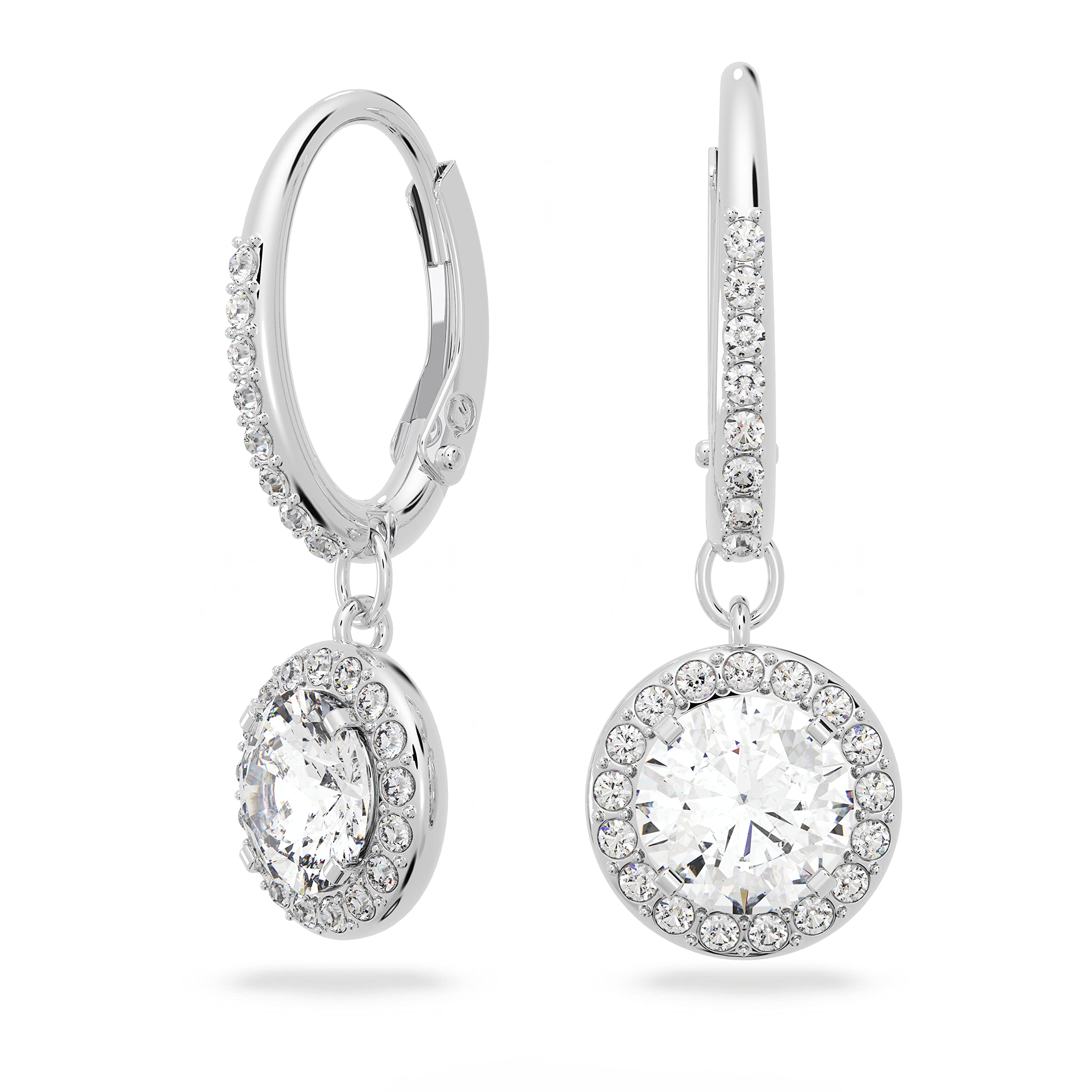 Foto 2 pulgar | Pendientes Swarovski Una Angelic Drop Con Cristales Transparentes - Venta Internacional.
