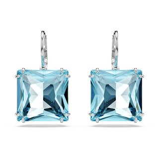 Foto 1 | Pendientes Swarovski Millenia Blue De Cristal Tallado Cuadrado - Venta Internacional.