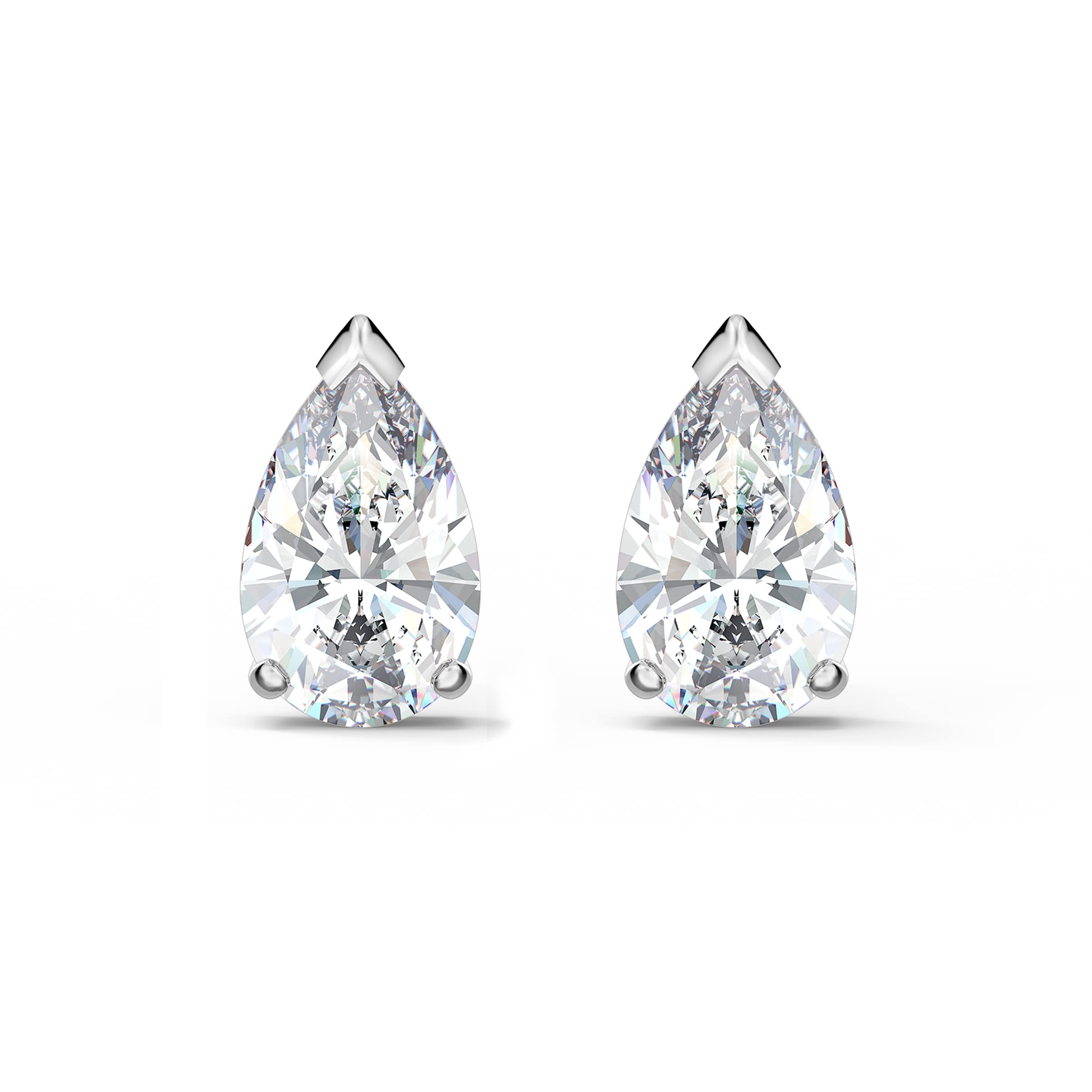 Foto 1 | Pendientes Swarovski Stilla Attract Con Piedras Transparentes Talladas - Venta Internacional.