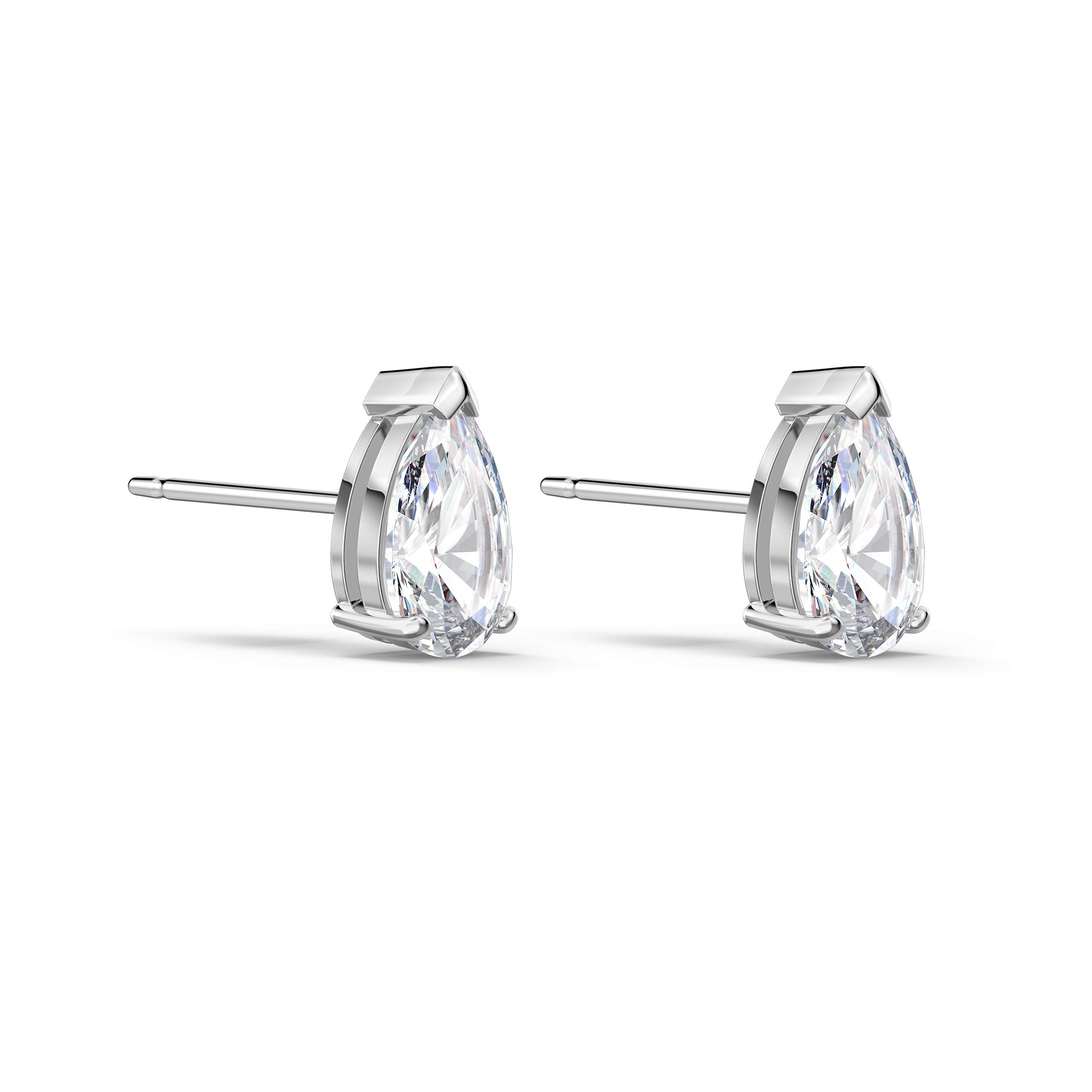 Foto 2 | Pendientes Swarovski Stilla Attract Con Piedras Transparentes Talladas - Venta Internacional.