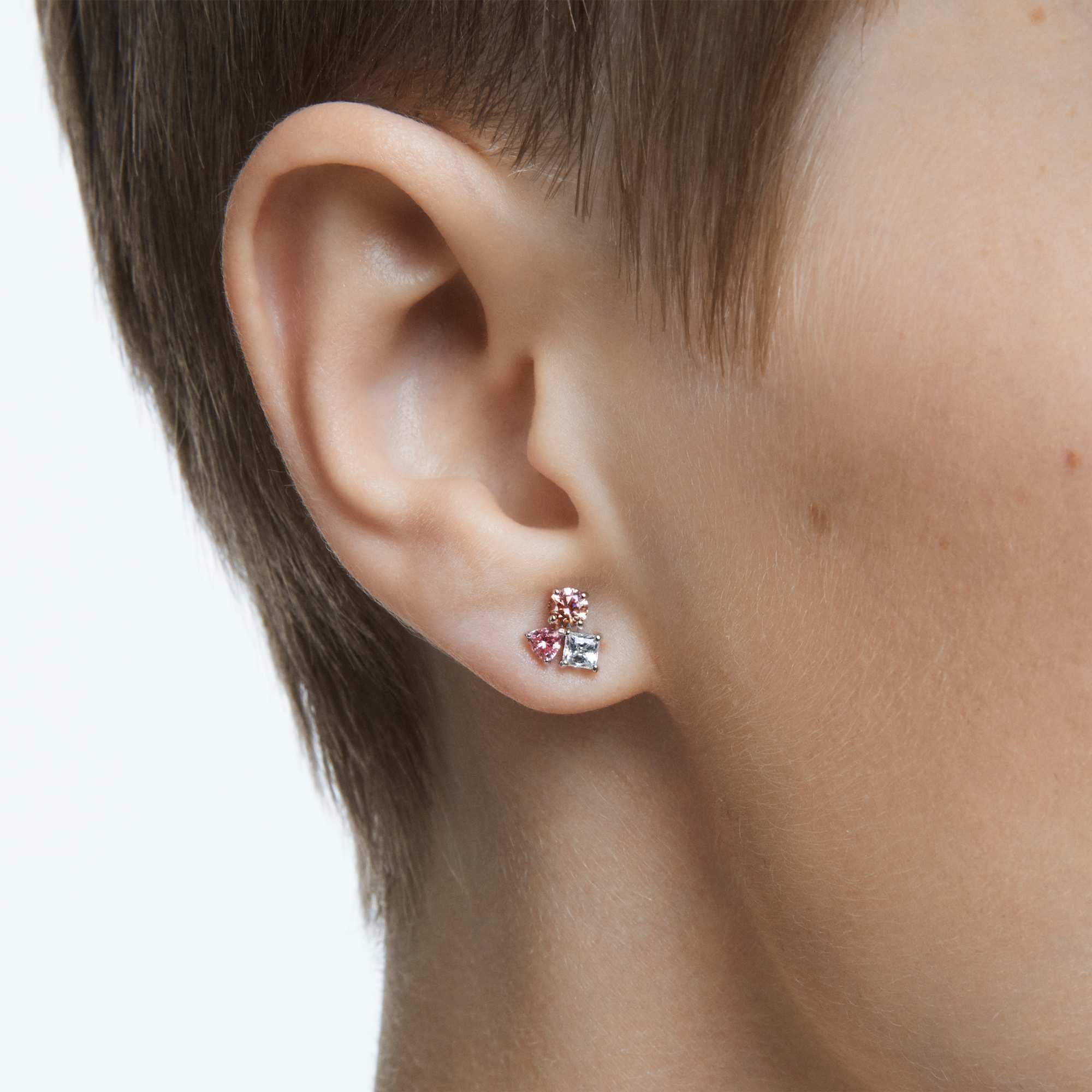 Foto 5 pulgar | Pendientes Swarovski Attract Multicolor Con Acabado En Rodio - Venta Internacional.
