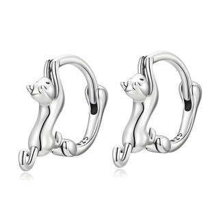 Foto 1 | Arracadas De Gato Miow Kiki Season De Plata P 925