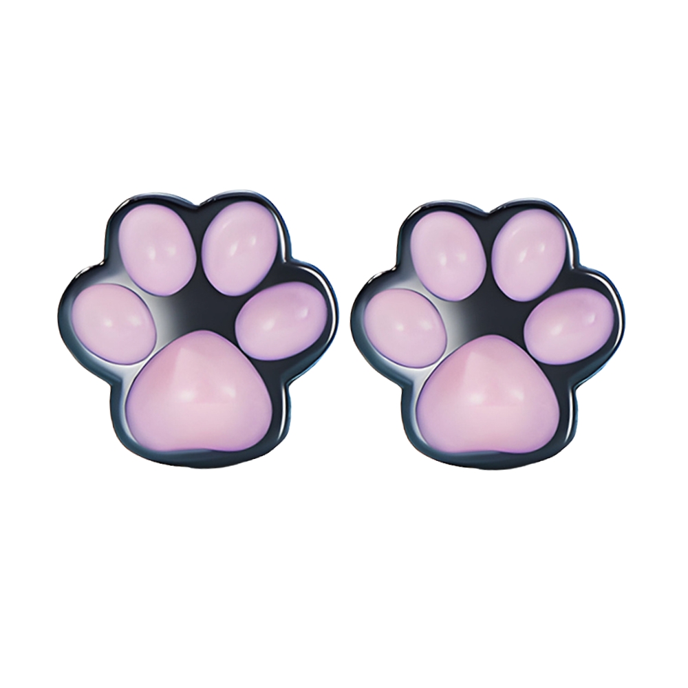 Broqueles De Huella Miow Kiki Collection De Plata P 925
