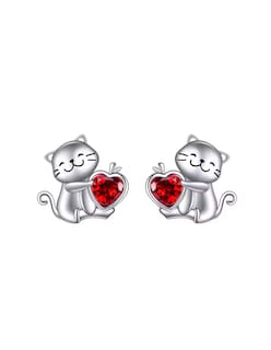 Foto 1 | Broquel De Gato Miow Kiki Season De Plata P 925 Zirconia