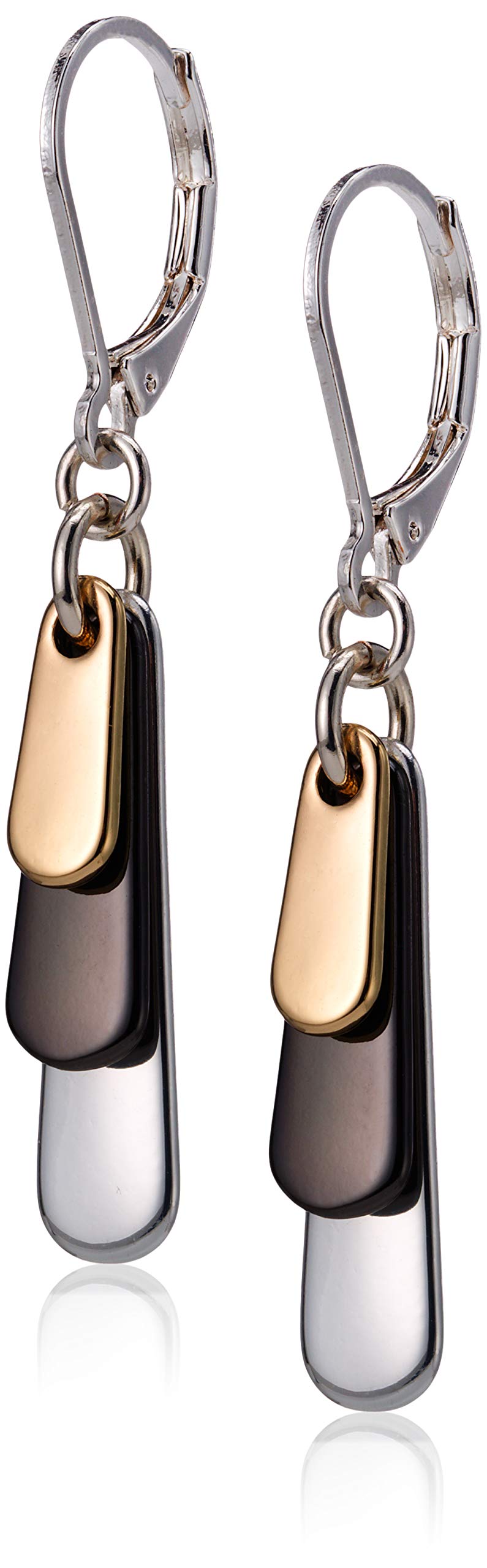 Foto 1 | Pendientes Nine West Metal Motion Tritonos Shaky Drop - Venta Internacional