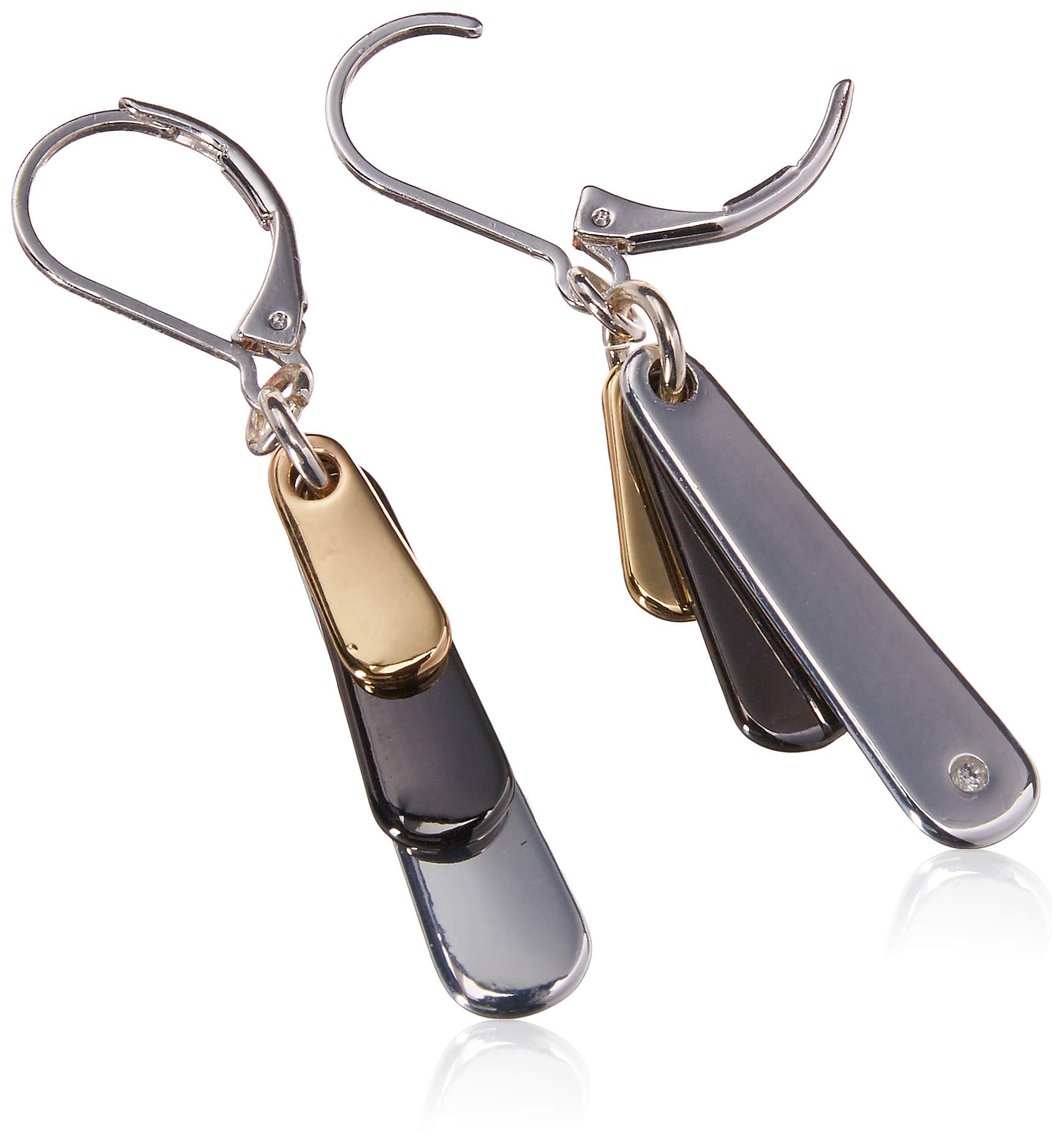 Foto 2 | Pendientes Nine West Metal Motion Tritonos Shaky Drop - Venta Internacional