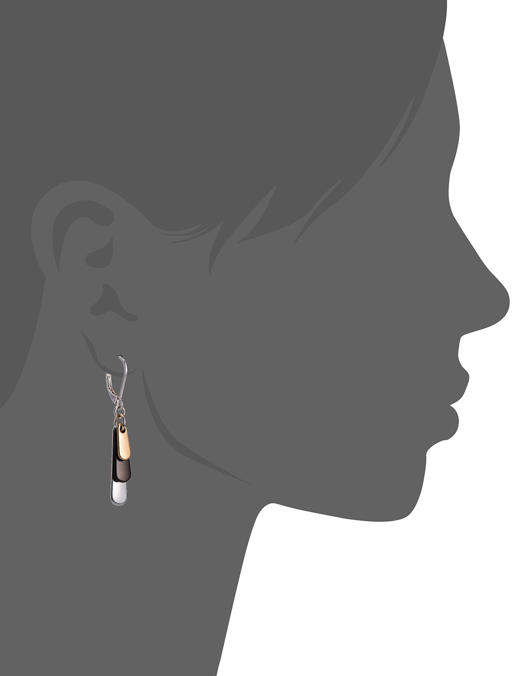 Foto 4 | Pendientes Nine West Metal Motion Tritonos Shaky Drop - Venta Internacional