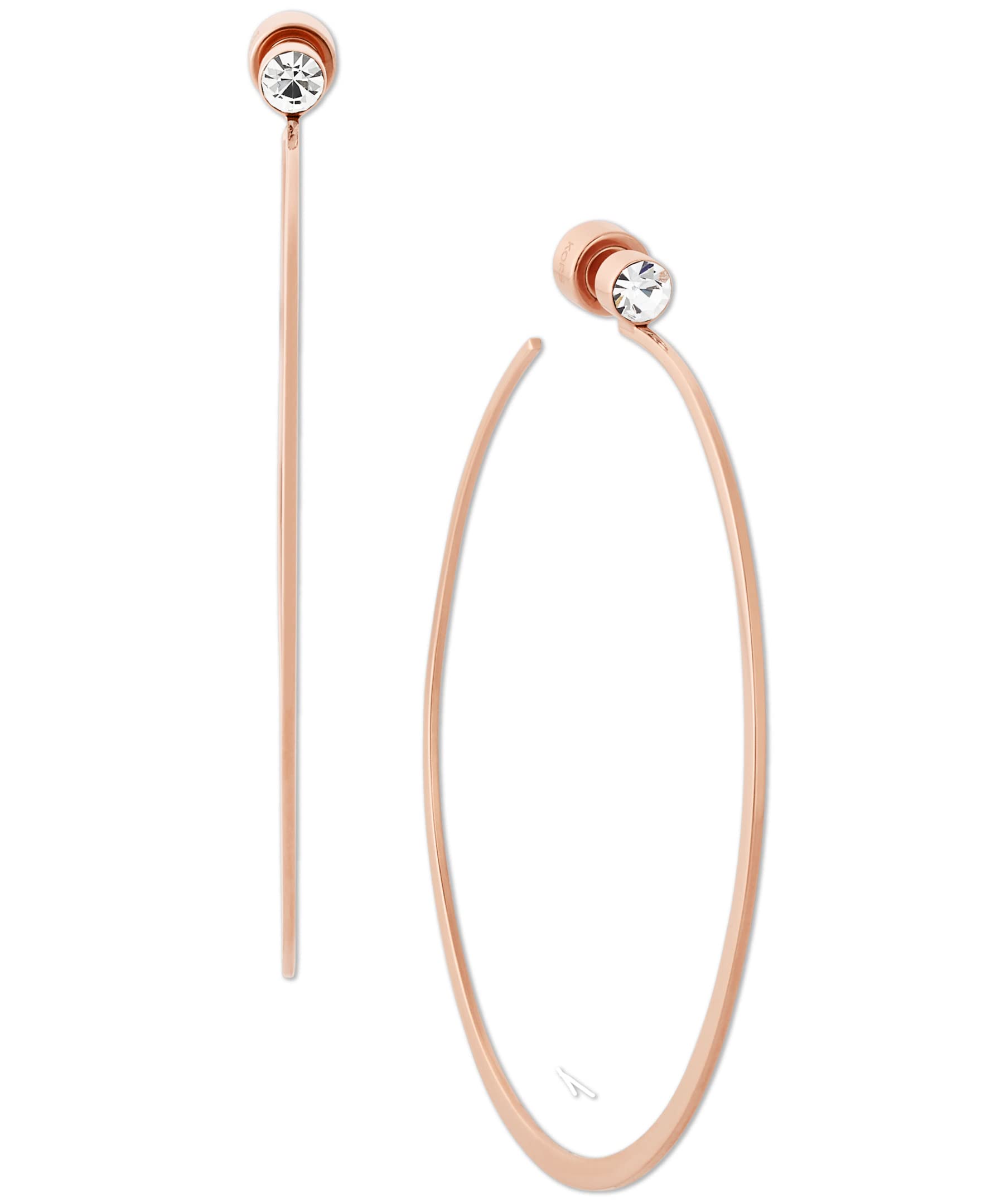 Foto 3 pulgar | Pendientes de Aro Michael Kors Whisper Rosa para Mujer - Venta Internacional