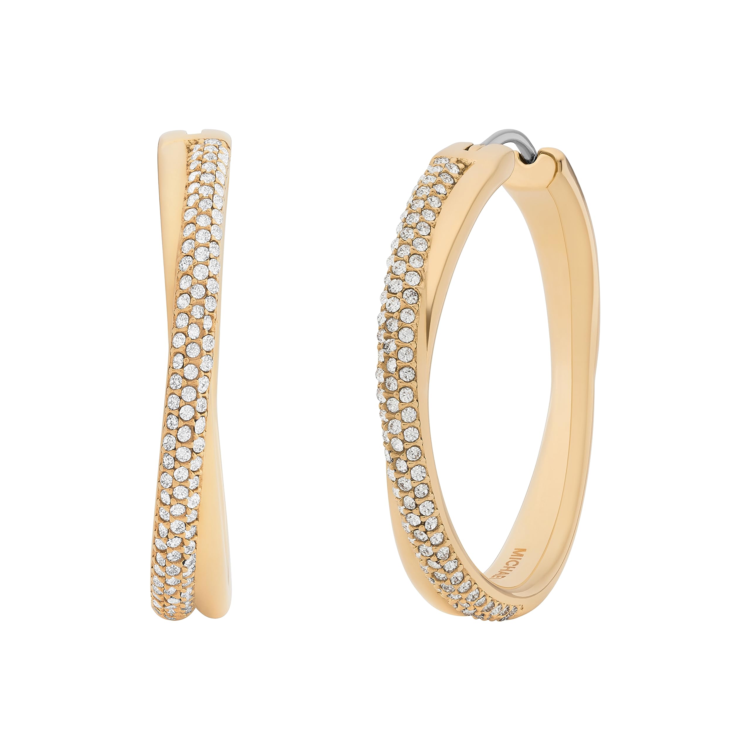 Pendientes De Aro Michael Kors Mkj8319710 De Acero Inoxidable Dorado - Venta Internacional.