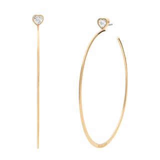 Foto 1 | Pendientes de Aro Michael Kors de Acero Inoxidable Dorado para Mujer - Venta Internacional