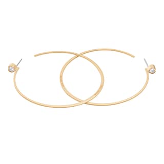 Foto 2 | Pendientes de Aro Michael Kors de Acero Inoxidable Dorado para Mujer - Venta Internacional