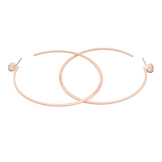 Foto 2 | Pendientes Michael Kors Hoop de Acero Inoxidable en Oro Rosa para Mujer - Venta Internacional