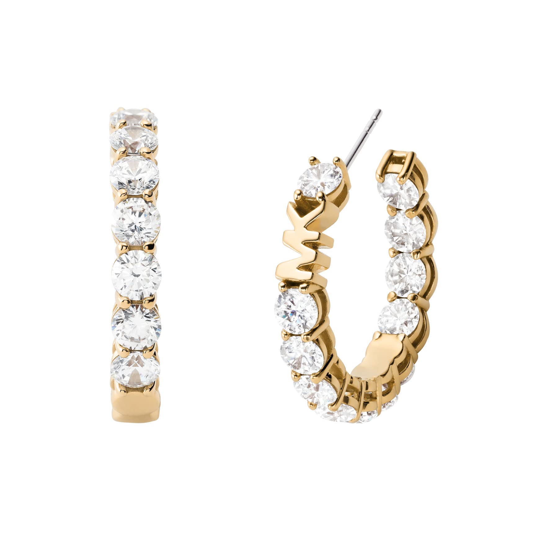 Foto 2 pulgar | Pendientes de Aro Michael Kors de Latón con Circonitas Cúbicas - Venta Internacional