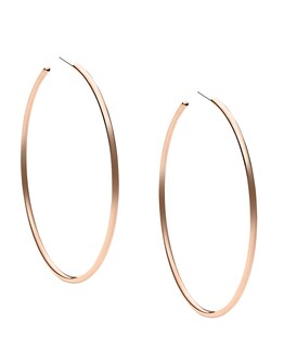 Foto 1 | Pendientes Michael Kors con Forma de Aro Grande de Latón y Oro Rosa para Mujer - Venta Internacional